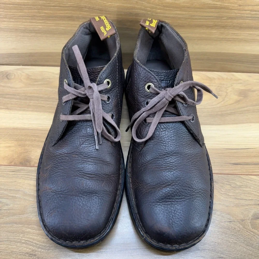 Dr Martens Sussex Chukka Desert Boot Mens 11 Brown Leather Casual Minimalist